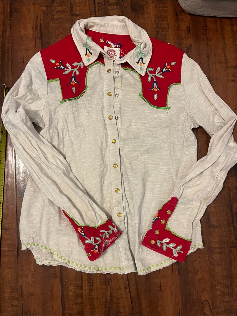Double d ranch long sleeve pearl snap